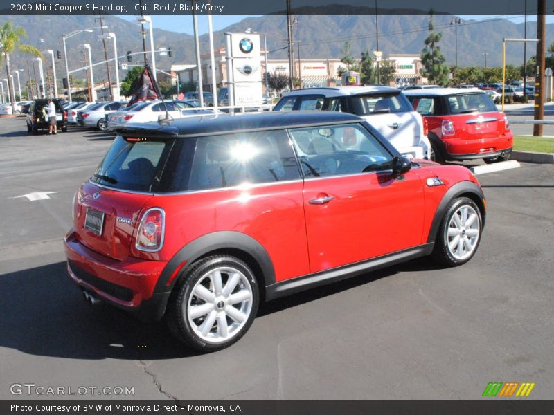 Chili Red / Black/Grey 2009 Mini Cooper S Hardtop