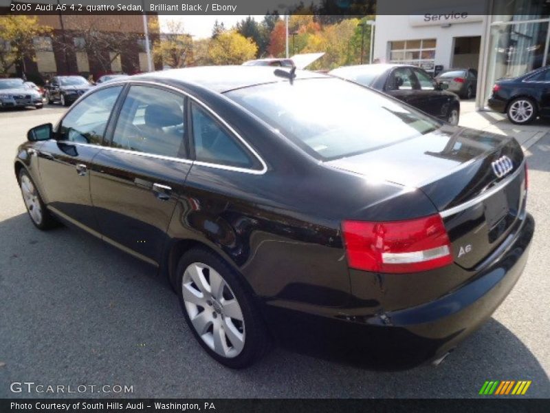 Brilliant Black / Ebony 2005 Audi A6 4.2 quattro Sedan