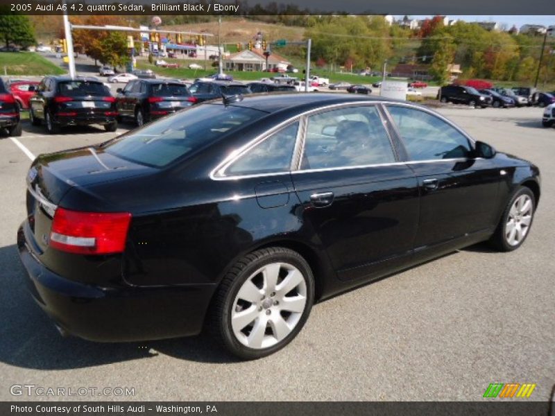 Brilliant Black / Ebony 2005 Audi A6 4.2 quattro Sedan