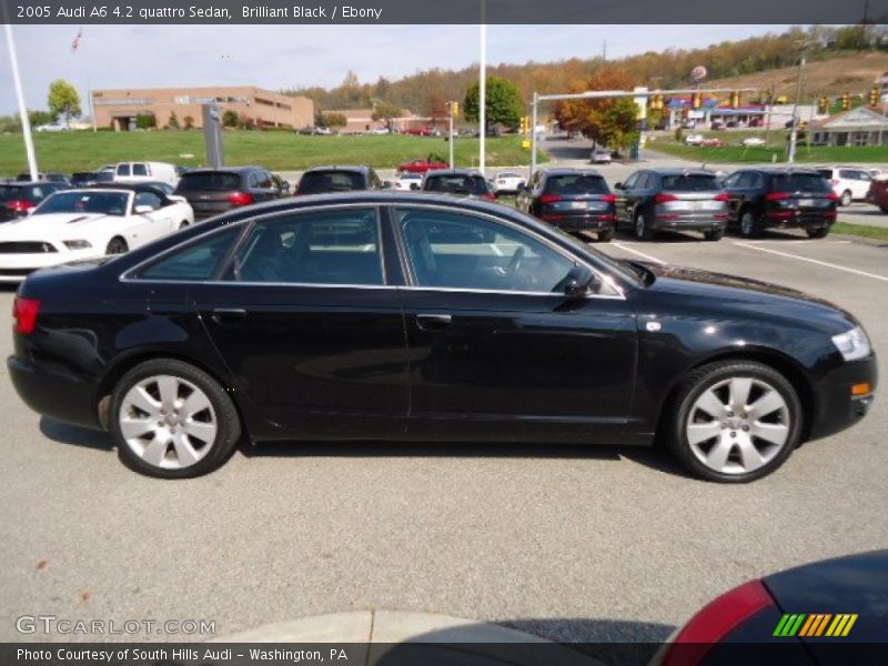 Brilliant Black / Ebony 2005 Audi A6 4.2 quattro Sedan