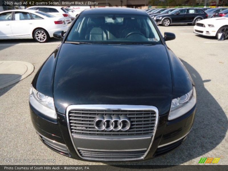 Brilliant Black / Ebony 2005 Audi A6 4.2 quattro Sedan
