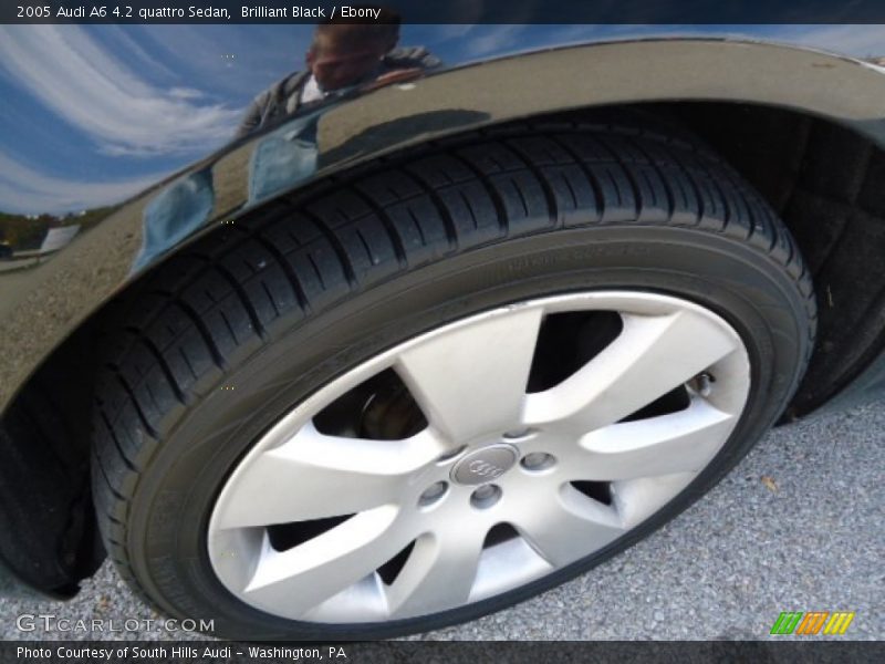 Brilliant Black / Ebony 2005 Audi A6 4.2 quattro Sedan