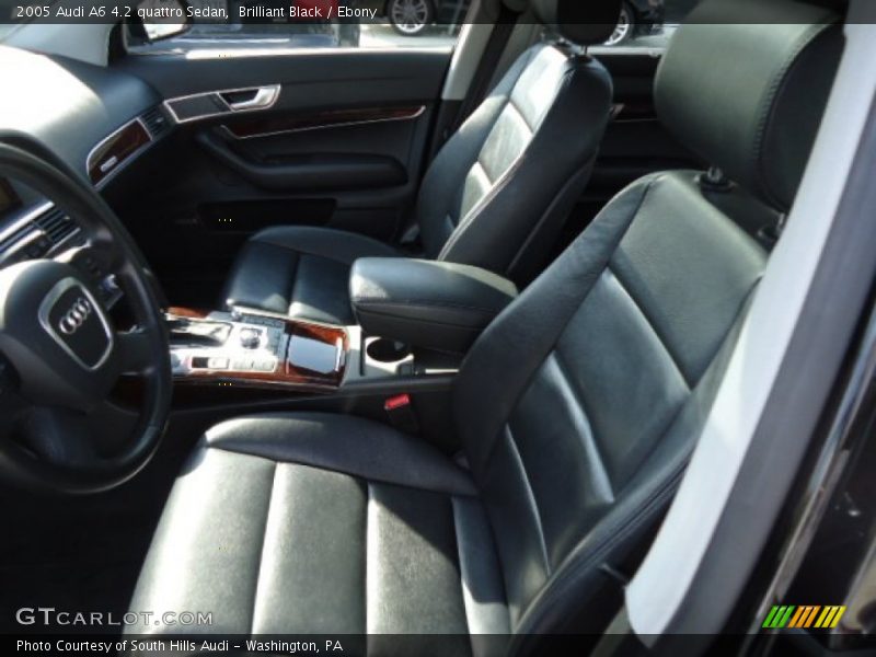 Brilliant Black / Ebony 2005 Audi A6 4.2 quattro Sedan