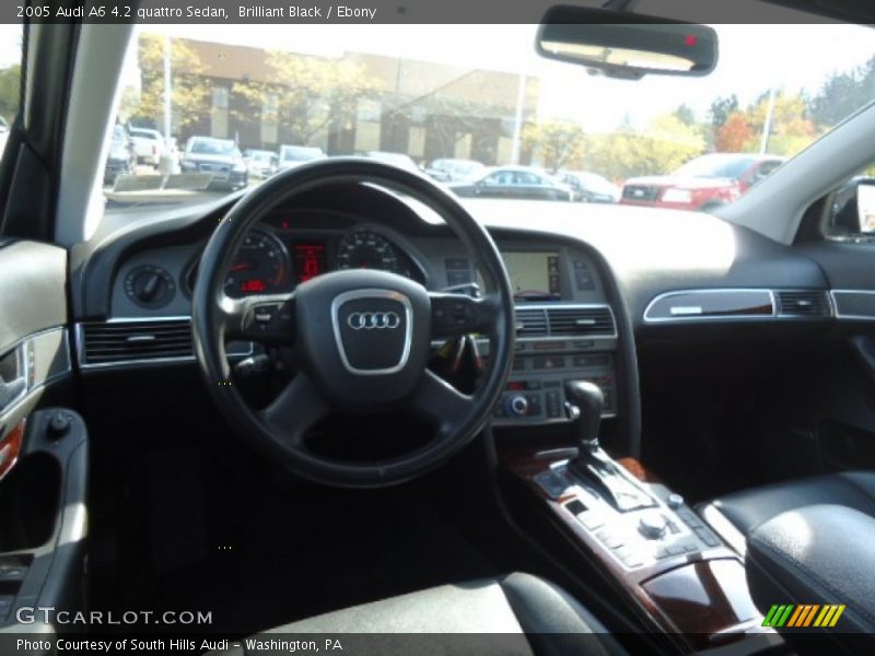 Brilliant Black / Ebony 2005 Audi A6 4.2 quattro Sedan