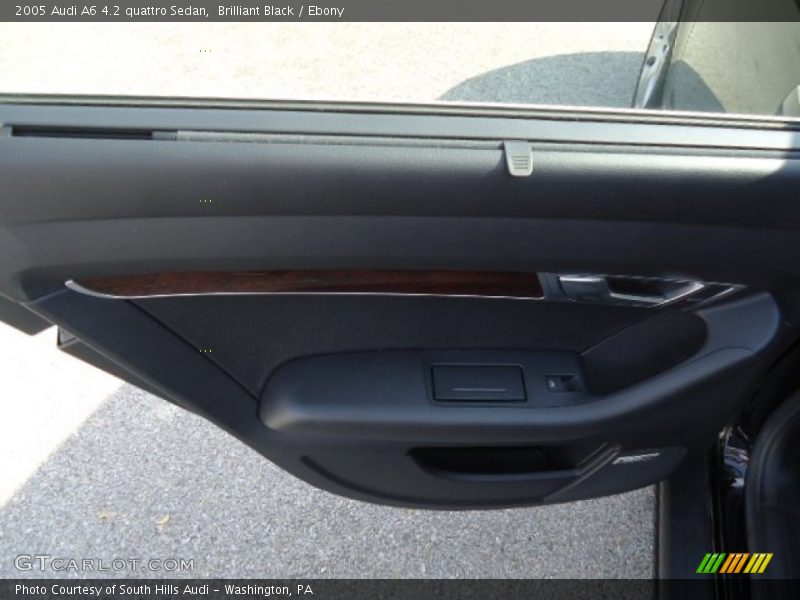 Brilliant Black / Ebony 2005 Audi A6 4.2 quattro Sedan