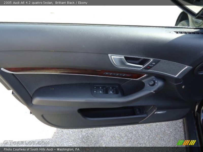 Brilliant Black / Ebony 2005 Audi A6 4.2 quattro Sedan