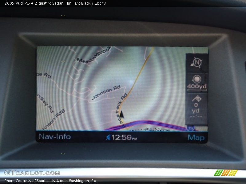 Brilliant Black / Ebony 2005 Audi A6 4.2 quattro Sedan