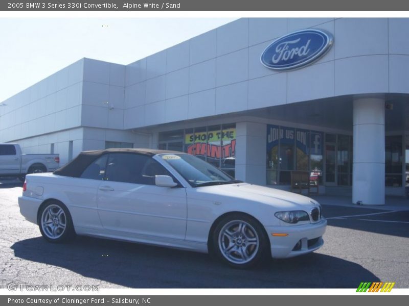 Alpine White / Sand 2005 BMW 3 Series 330i Convertible