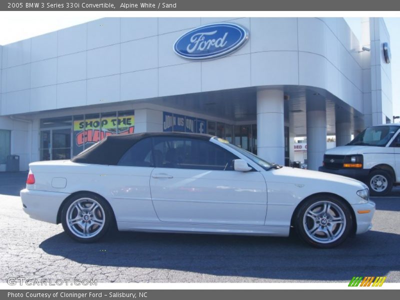 Alpine White / Sand 2005 BMW 3 Series 330i Convertible