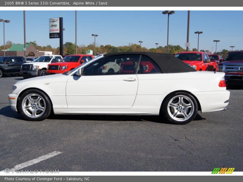 Alpine White / Sand 2005 BMW 3 Series 330i Convertible