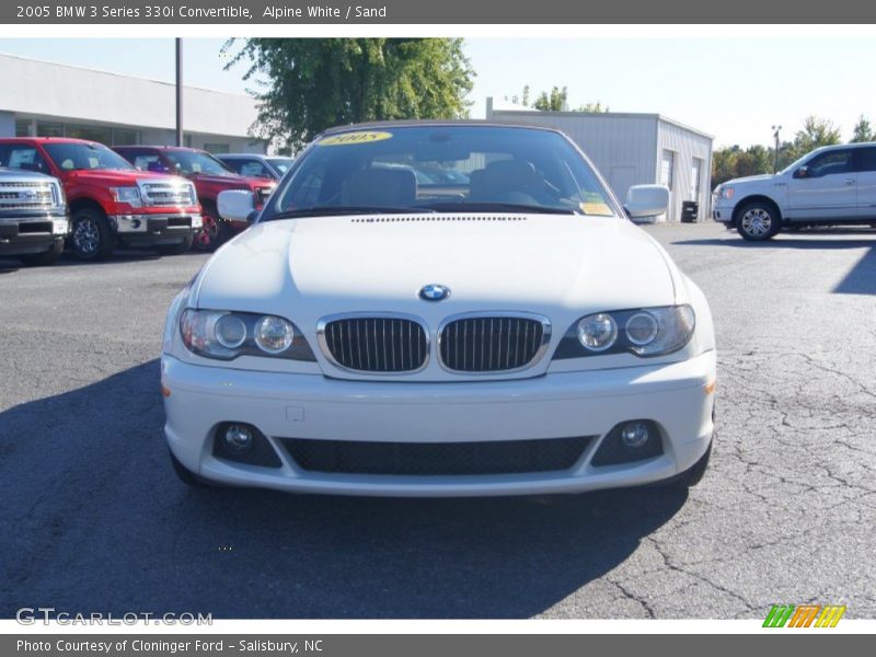 Alpine White / Sand 2005 BMW 3 Series 330i Convertible