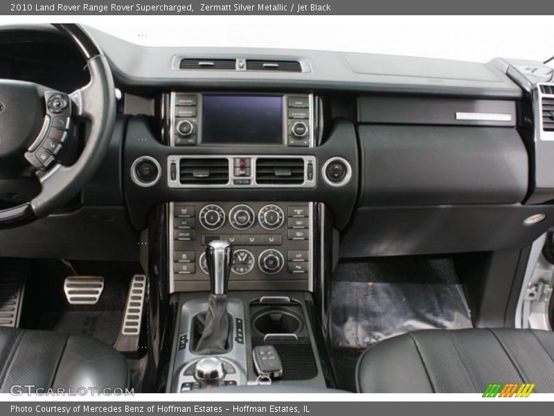 Zermatt Silver Metallic / Jet Black 2010 Land Rover Range Rover Supercharged