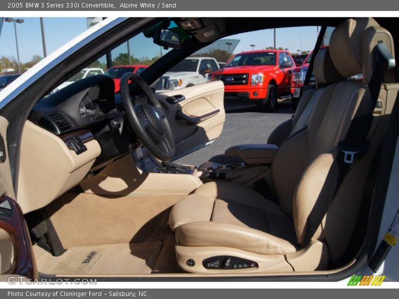 Alpine White / Sand 2005 BMW 3 Series 330i Convertible