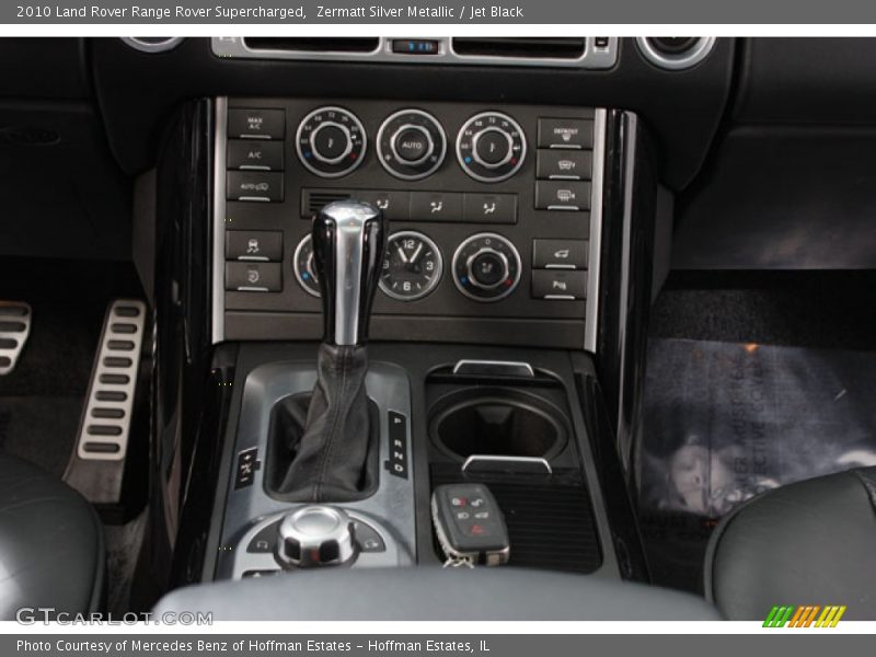 Zermatt Silver Metallic / Jet Black 2010 Land Rover Range Rover Supercharged