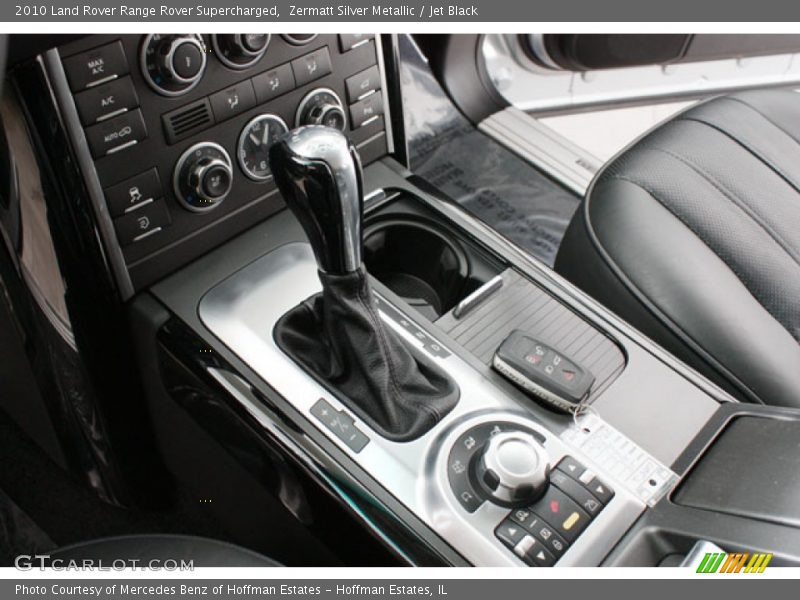 Zermatt Silver Metallic / Jet Black 2010 Land Rover Range Rover Supercharged