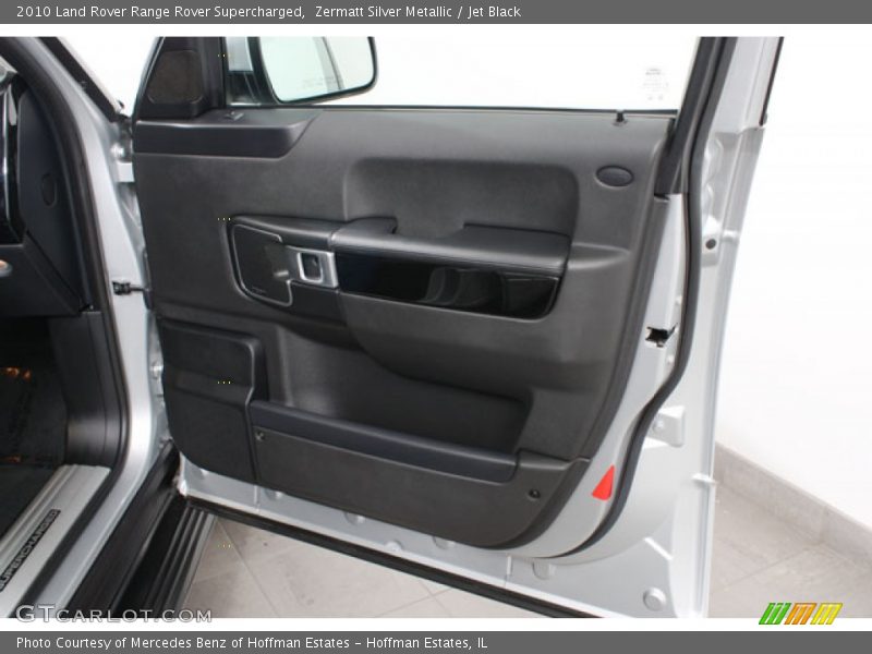 Zermatt Silver Metallic / Jet Black 2010 Land Rover Range Rover Supercharged