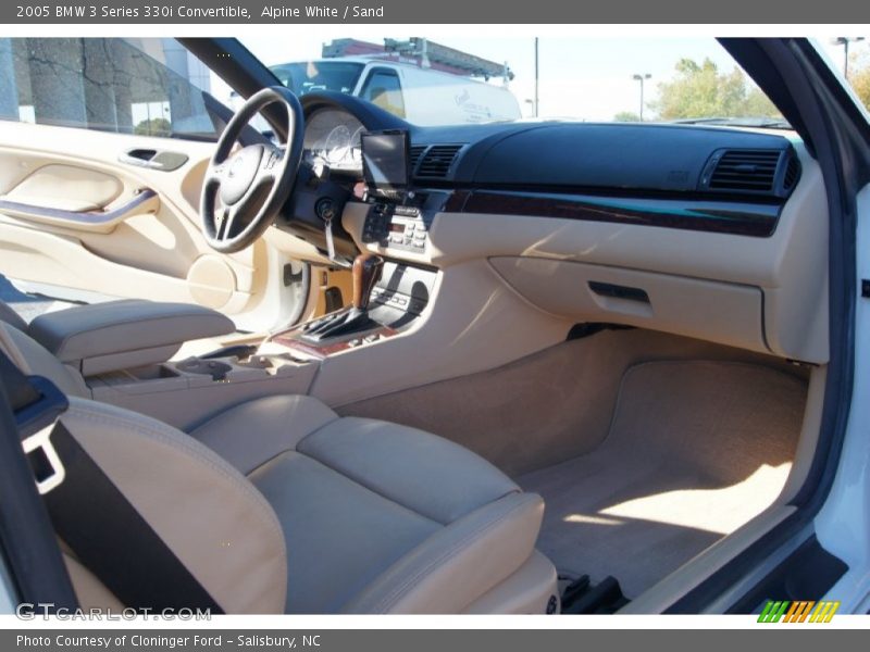 Alpine White / Sand 2005 BMW 3 Series 330i Convertible