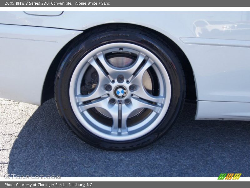 Alpine White / Sand 2005 BMW 3 Series 330i Convertible