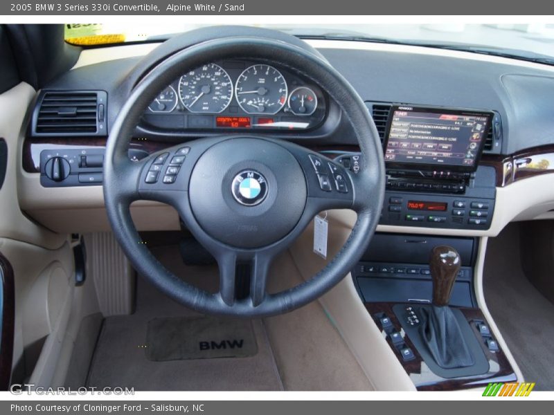 Alpine White / Sand 2005 BMW 3 Series 330i Convertible