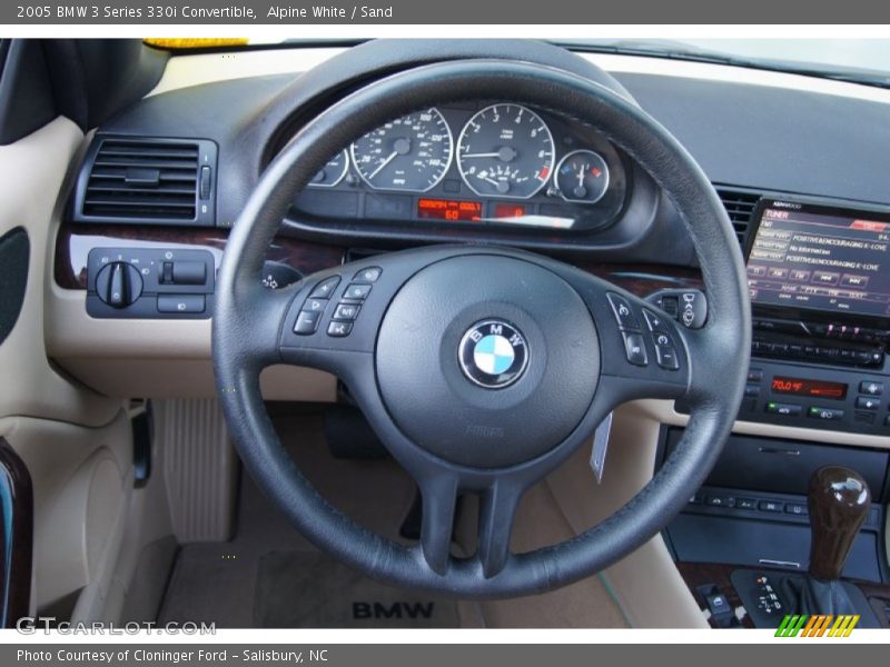 Alpine White / Sand 2005 BMW 3 Series 330i Convertible