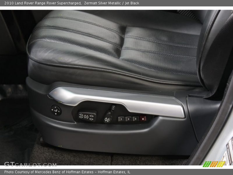 Zermatt Silver Metallic / Jet Black 2010 Land Rover Range Rover Supercharged