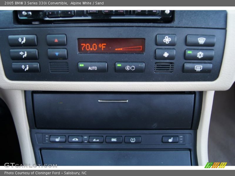 Alpine White / Sand 2005 BMW 3 Series 330i Convertible