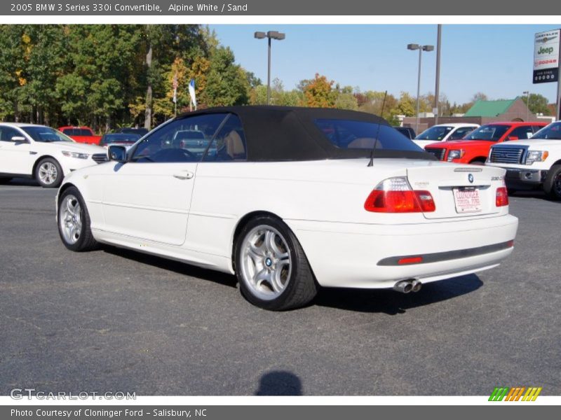 Alpine White / Sand 2005 BMW 3 Series 330i Convertible