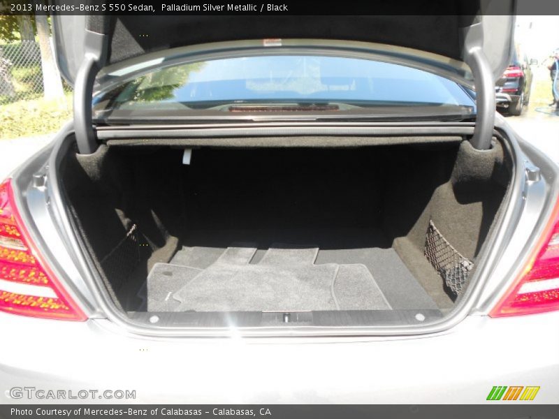 Palladium Silver Metallic / Black 2013 Mercedes-Benz S 550 Sedan