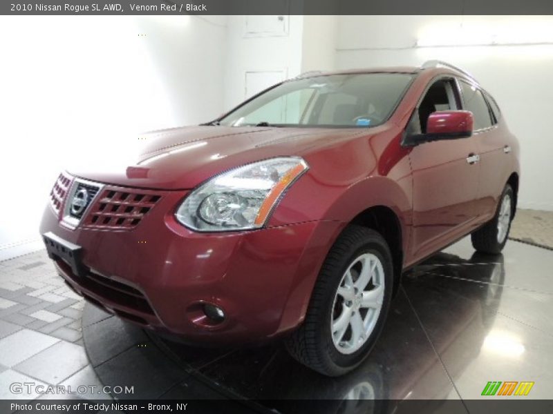 Venom Red / Black 2010 Nissan Rogue SL AWD