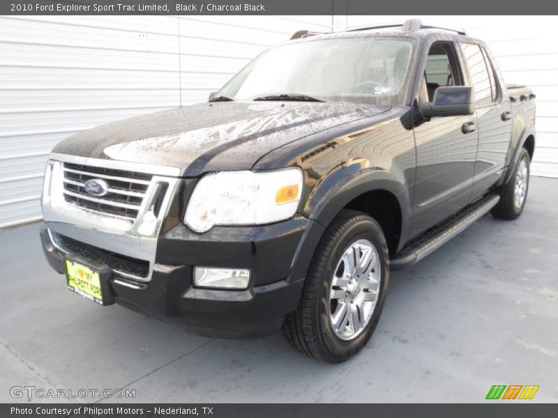 Black / Charcoal Black 2010 Ford Explorer Sport Trac Limited