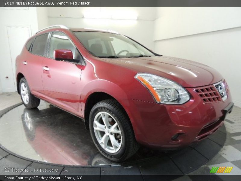 Venom Red / Black 2010 Nissan Rogue SL AWD