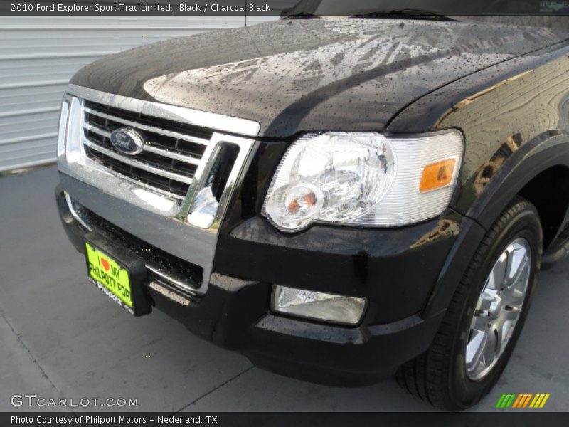 Black / Charcoal Black 2010 Ford Explorer Sport Trac Limited