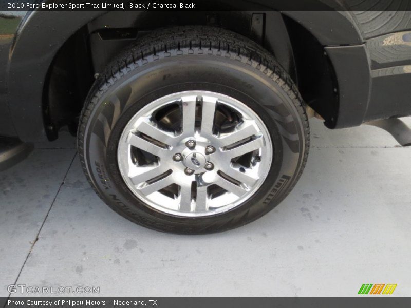 Black / Charcoal Black 2010 Ford Explorer Sport Trac Limited