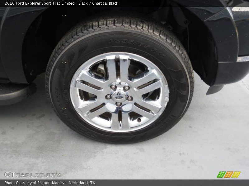 Black / Charcoal Black 2010 Ford Explorer Sport Trac Limited