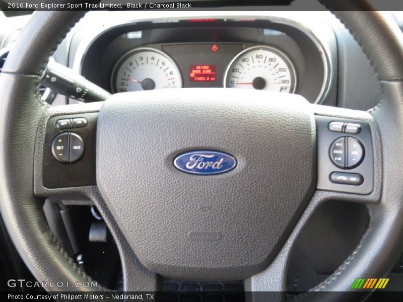Black / Charcoal Black 2010 Ford Explorer Sport Trac Limited