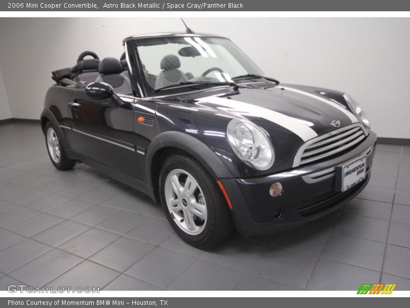 Astro Black Metallic / Space Gray/Panther Black 2006 Mini Cooper Convertible