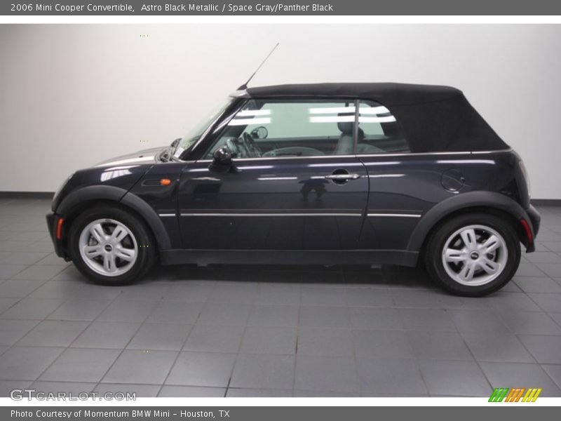 Astro Black Metallic / Space Gray/Panther Black 2006 Mini Cooper Convertible