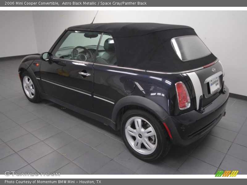 Astro Black Metallic / Space Gray/Panther Black 2006 Mini Cooper Convertible
