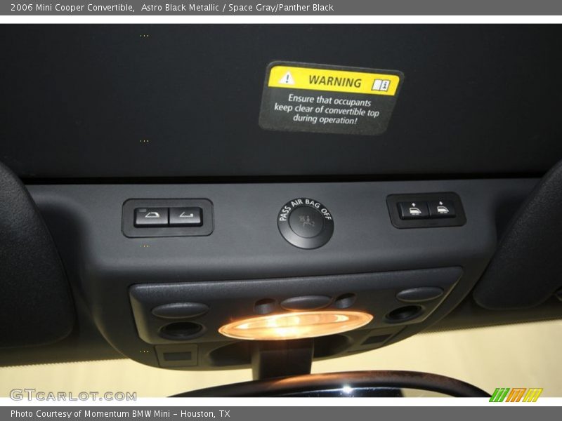 Astro Black Metallic / Space Gray/Panther Black 2006 Mini Cooper Convertible