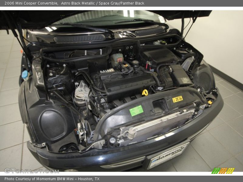 Astro Black Metallic / Space Gray/Panther Black 2006 Mini Cooper Convertible