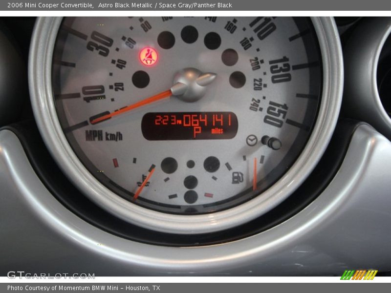 Astro Black Metallic / Space Gray/Panther Black 2006 Mini Cooper Convertible