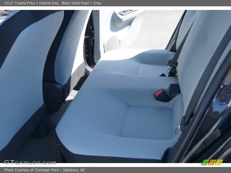 Black Sand Pearl / Gray 2012 Toyota Prius c Hybrid One