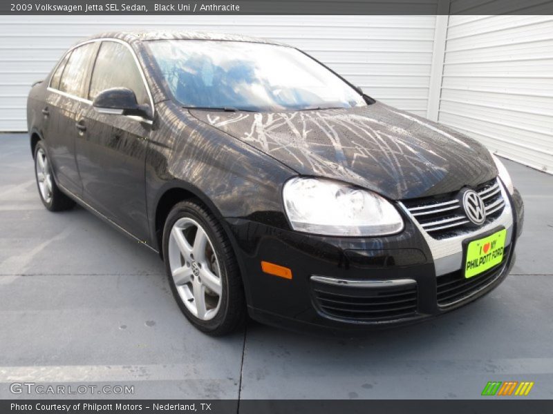 Black Uni / Anthracite 2009 Volkswagen Jetta SEL Sedan