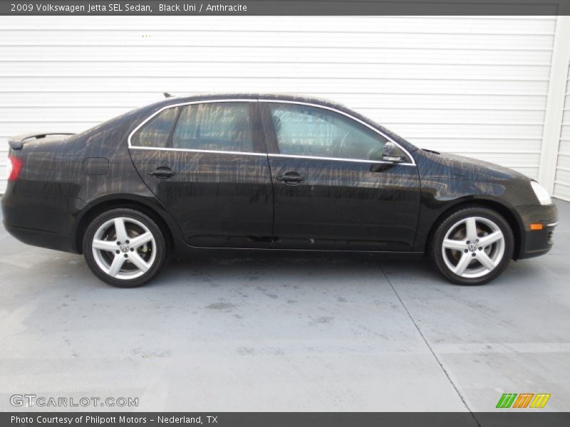 Black Uni / Anthracite 2009 Volkswagen Jetta SEL Sedan