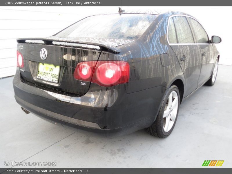 Black Uni / Anthracite 2009 Volkswagen Jetta SEL Sedan