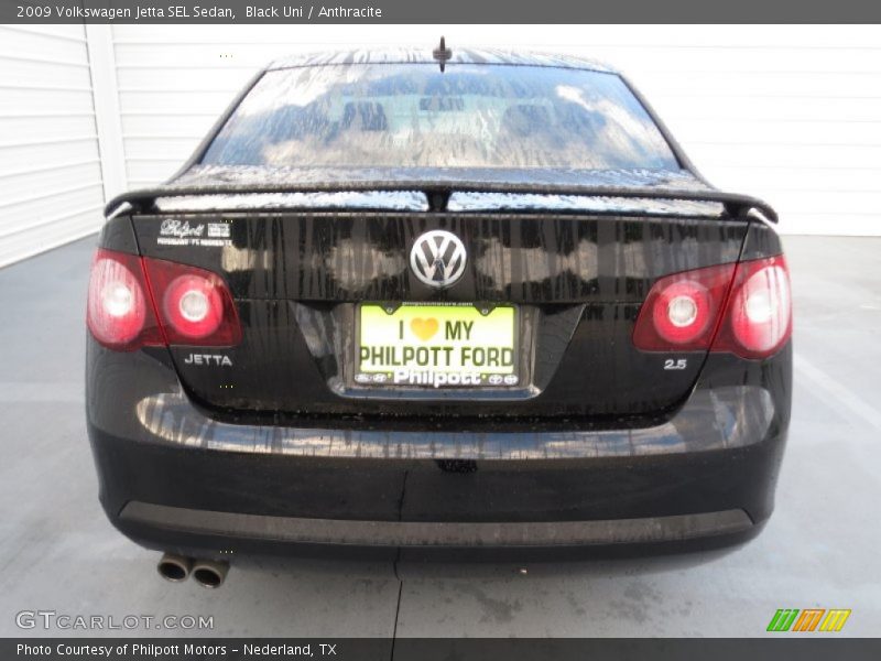Black Uni / Anthracite 2009 Volkswagen Jetta SEL Sedan