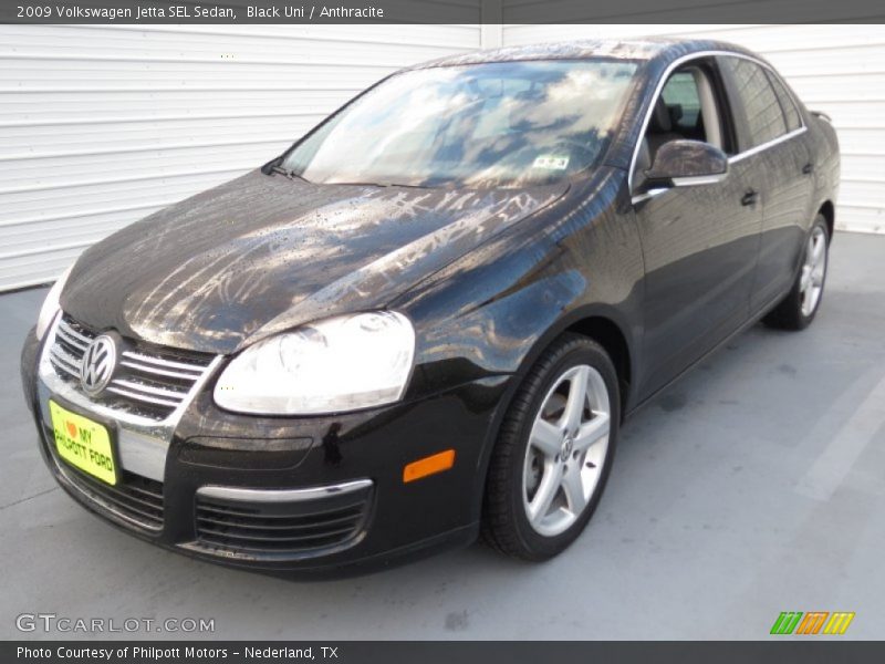 Black Uni / Anthracite 2009 Volkswagen Jetta SEL Sedan
