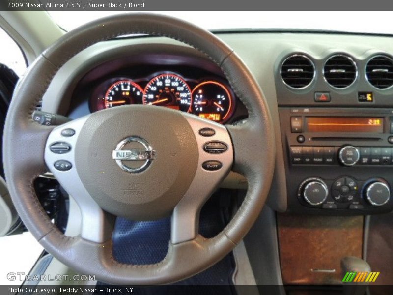 Super Black / Blond 2009 Nissan Altima 2.5 SL