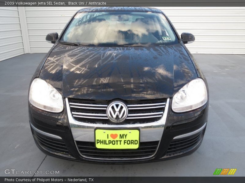 Black Uni / Anthracite 2009 Volkswagen Jetta SEL Sedan