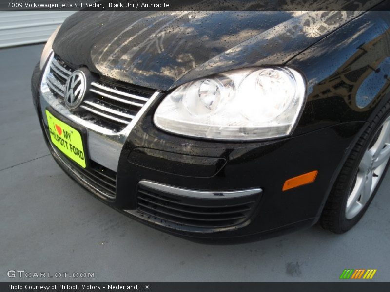 Black Uni / Anthracite 2009 Volkswagen Jetta SEL Sedan